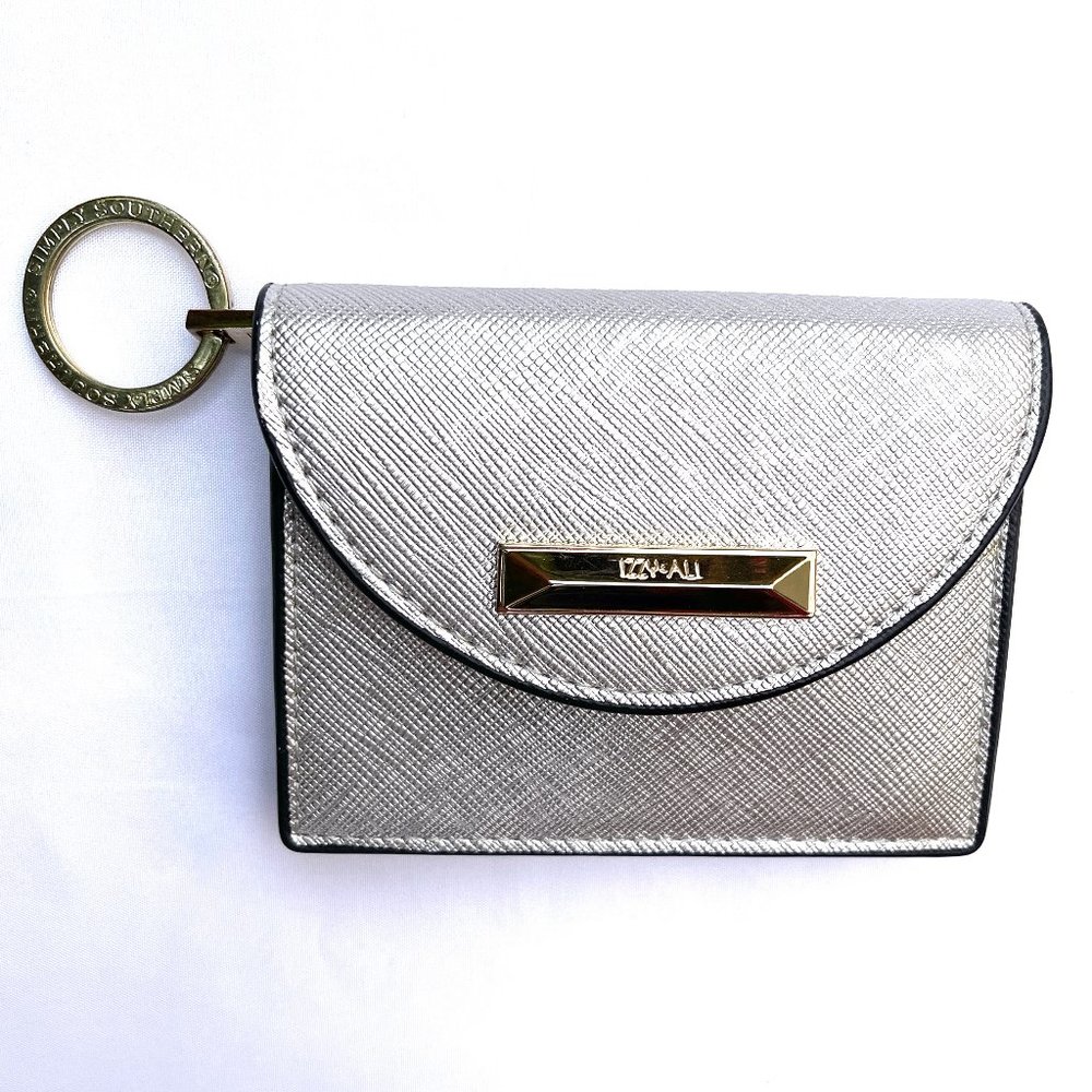 Izzy & Ali small silver key chain walet